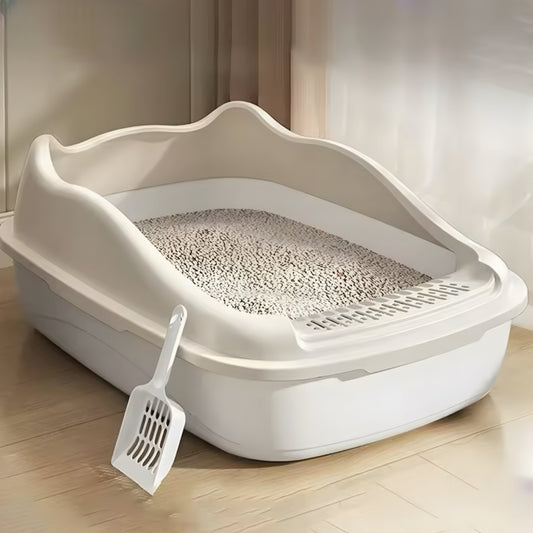 Semi-Closed Litter Box for Pets