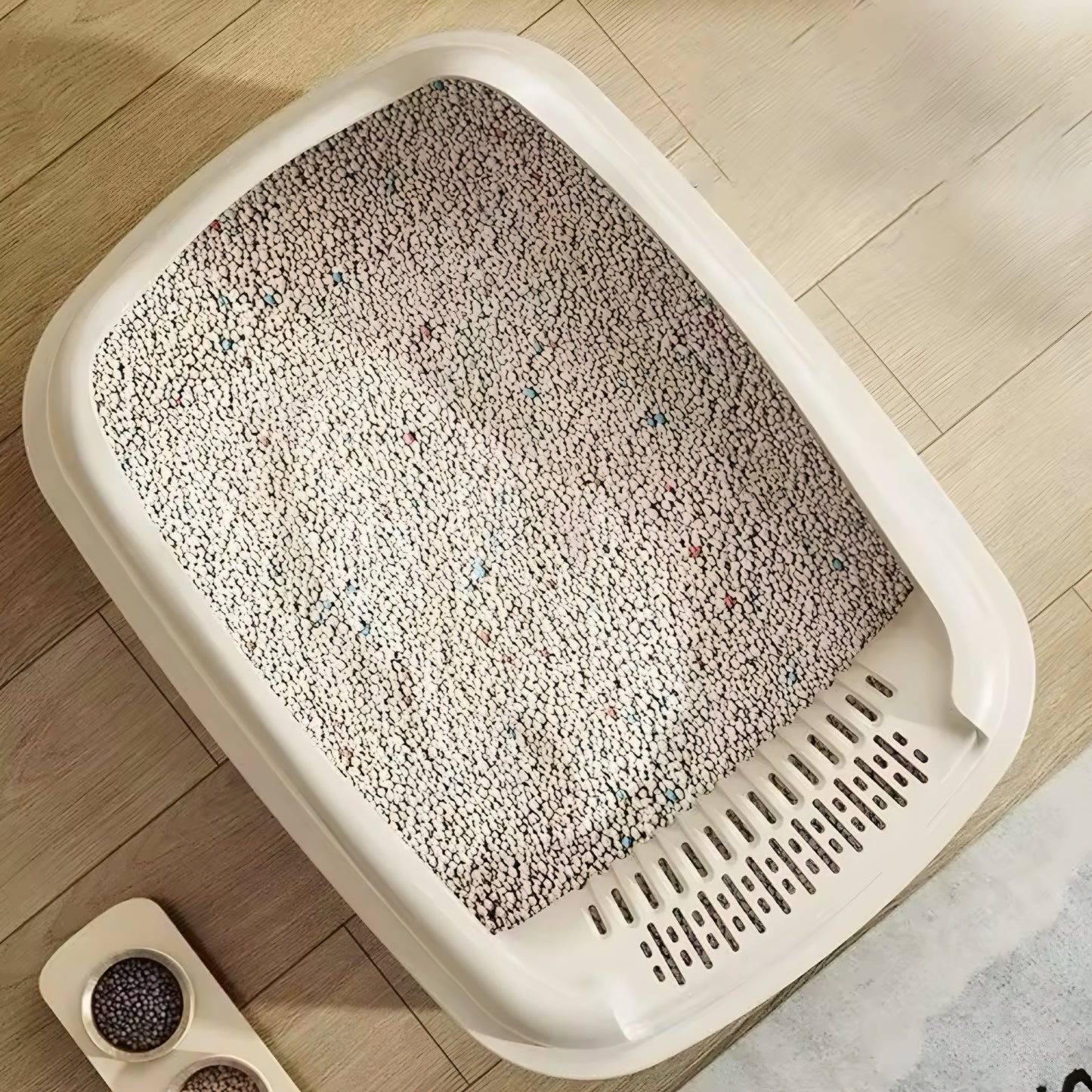 Semi-Closed Litter Box for Pets