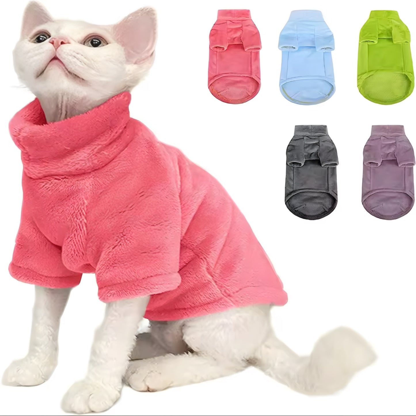 CozyCat Plush Sweater