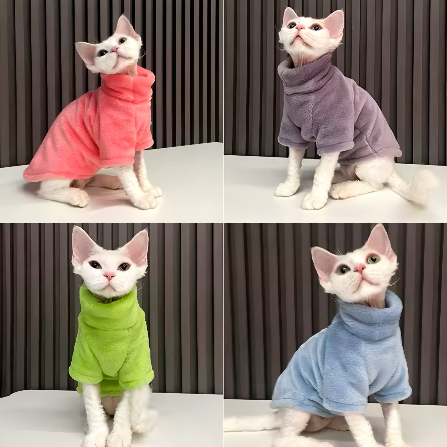 CozyCat Plush Sweater