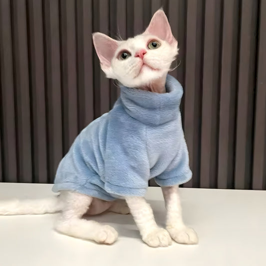 CozyCat Plush Sweater