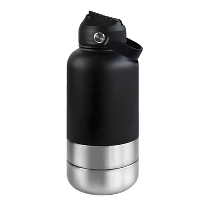 3-in-1 Stainless Steel Dog Water Bottle